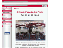 Tablet Screenshot of creperie-pizzeria-des-ponts.fr